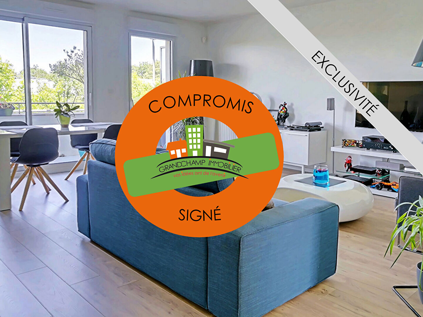 Comme neuf! Appartement T3 de 76 m² avec balcon à Carquefou Comme neuf! Appartement T3 de 76 m² avec balcon à Carquefou